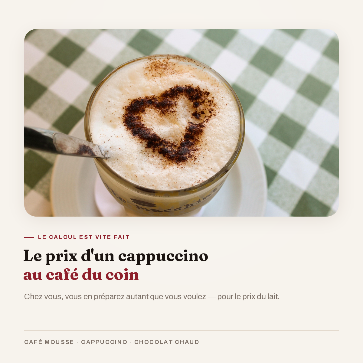 Mousseur à lait électrique